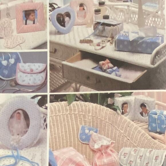 Vtg McCalls 8310 Craft Pattern One Size 1982 Baby Gift Jewel Box Purse Heart - Picture 1 of 5